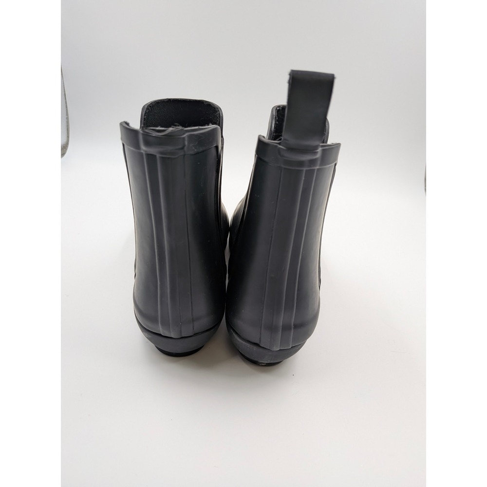 Capelli New York Rain Boots Matte Black Chelsea Gorpcore Grunge Utility Shoes 10 - Picture 5 of 7